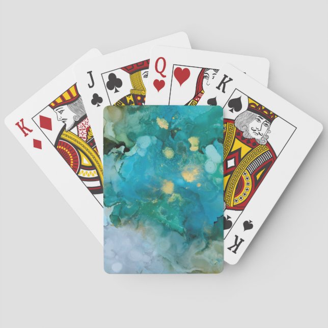Jeu De Cartes Aqua Brume I (dos)