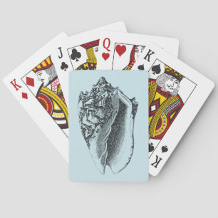 Jeu De Cartes Aqua Conch Shell