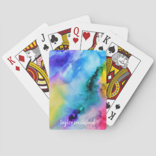 Jeu De Cartes Aquarelle
