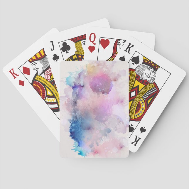 Jeu De Cartes Aquarelle (dos)