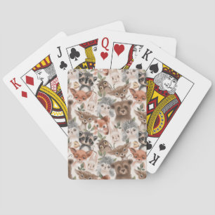 Jeu De Cartes Aquarelle Animaux