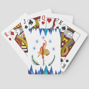 Jeu De Cartes Aquarelle Ballerina