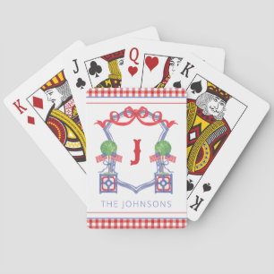 Jeu De Cartes Aquarelle Drapeau américain patriotique Topiotique