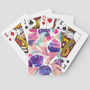 Jeu De Cartes Aquarelle Fleur été 2