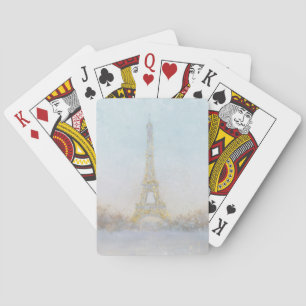 Jeu De Cartes Aquarelle   Image de Eiffel Towe