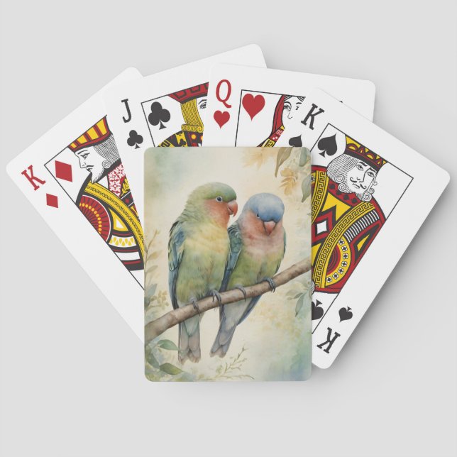 Jeu De Cartes Aquarelle Loisirs Eucalyptus Tree (dos)