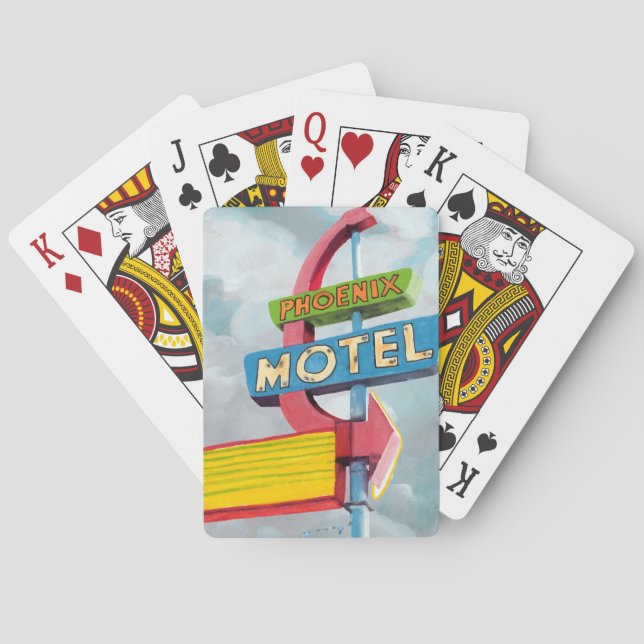 Jeu De Cartes Aquarelle Motel Phoenix (dos)