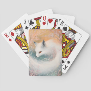 Jeu De Cartes Aquarelle Mystic Bloom Spring Fox