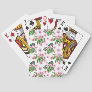 Jeu De Cartes Aquarelle Orchidées Design 30