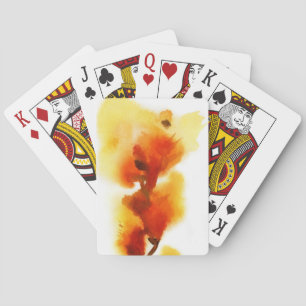 Jeu De Cartes aquarelles florales Abstraites 2