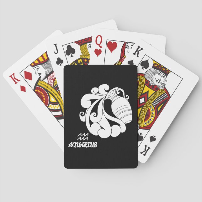 Jeu De Cartes Aquarius Silhouette (dos)