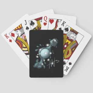 Jeu De Cartes Aquarius Uranus Zodiac cosmique