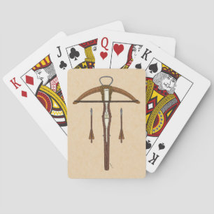 Jeu De Cartes Arbalète médiévale avec boulons