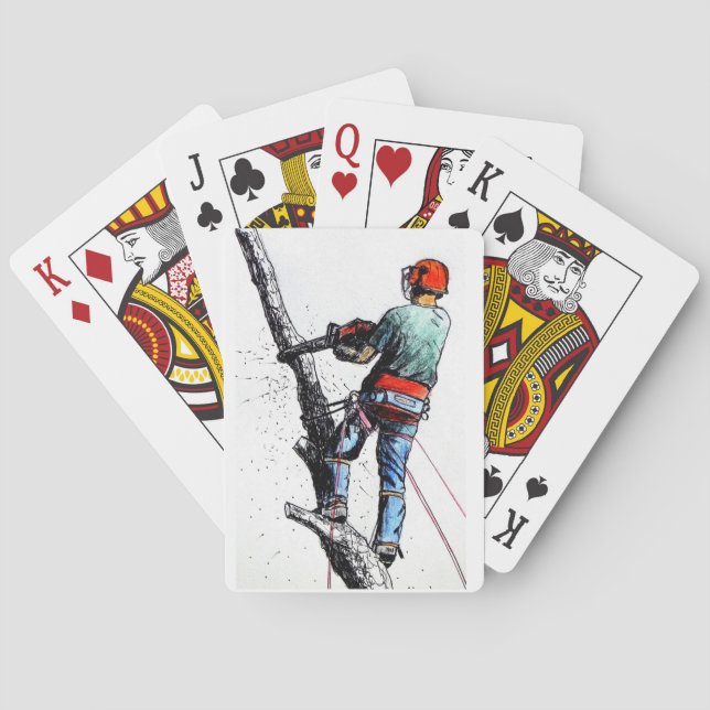 Jeu De Cartes Arboriste Tree Surgeon (dos)