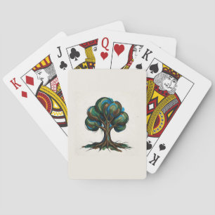 Jeu De Cartes Arbre abstrait art ludique