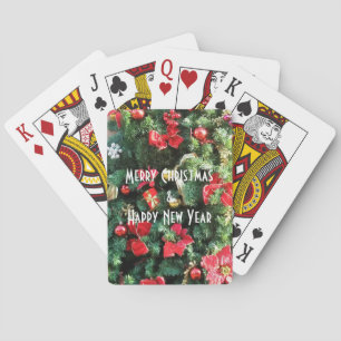 Jeu De Cartes Arbre de Noël décoré