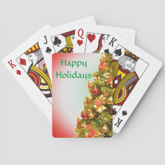 Jeu De Cartes Arbre de Noël décoré sur mesure
