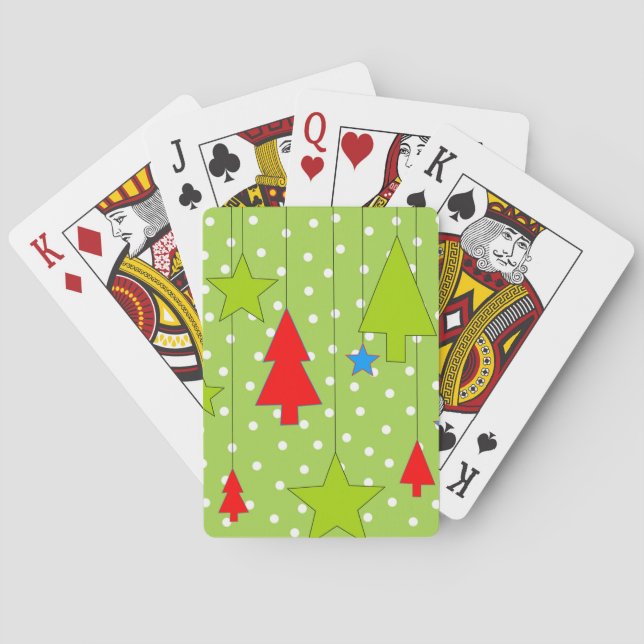 Jeu De Cartes Arbre de Noël festif Imprimer (dos)