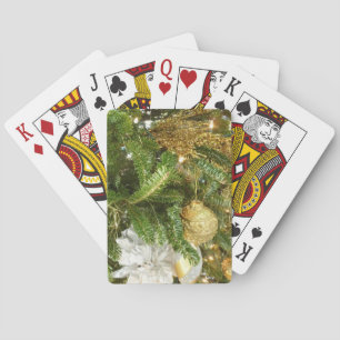 Jeu De Cartes Arbre de Noël I Argent et Or