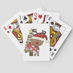 Jeu De Cartes Arbre de vacances de renne de Rudy
