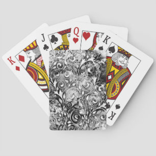 Jeu De Cartes Arbre De Vie - Spirales Feuille Grunge Style 1