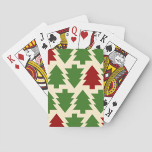 Jeu De Cartes Arbres de Noël Motif de vacances