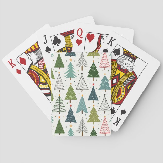 Jeu De Cartes Arbres rétro (dos)