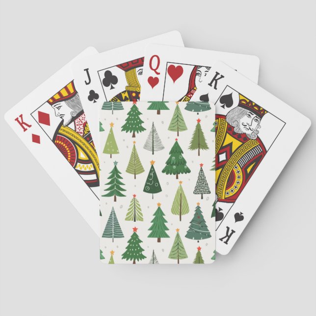 Jeu De Cartes Arbres rétro (dos)