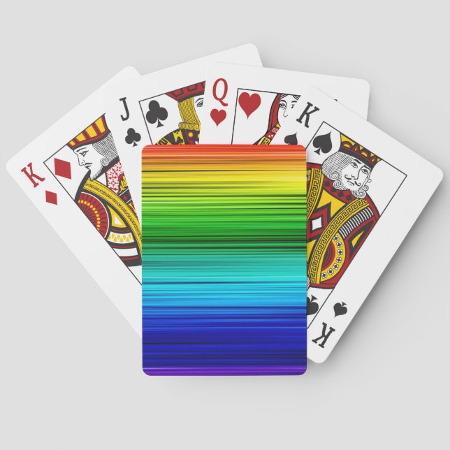 Jeu De Cartes Arc-en-ciel (dos)