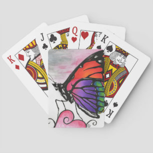 Jeu De Cartes Arc en ciel Monarque papillon Imaginaire original 