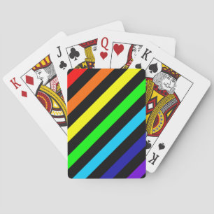 Jeu De Cartes Arc-en-ciel Stripes Lecture Cartes