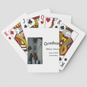 Jeu De Cartes arch photo moderne élégante simple fête de graduat