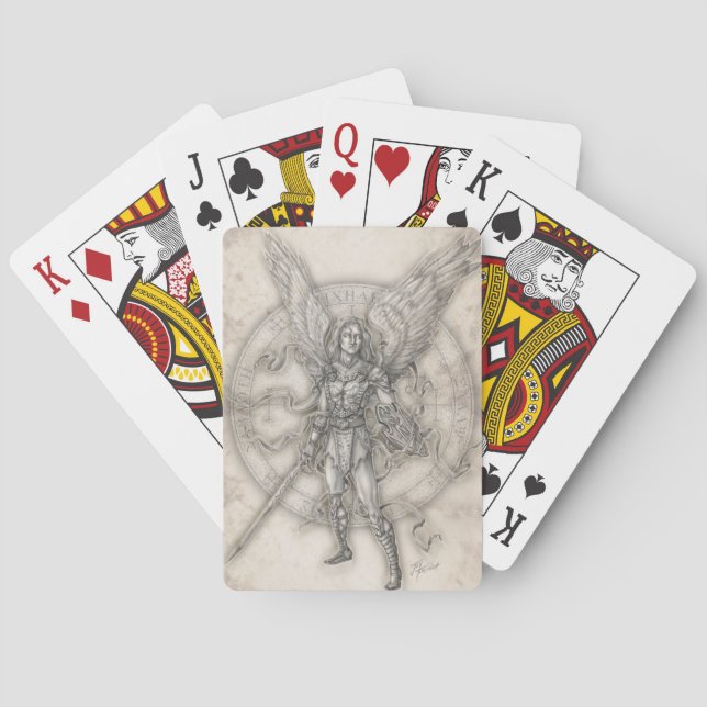 Jeu De Cartes Archangel Michael Playing Cards (dos)