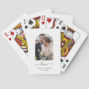 Jeu De Cartes Arche photo moderne Amour noir et blanc