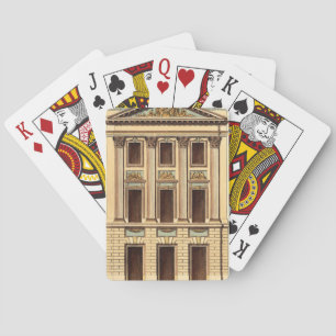 Jeu De Cartes Architectural Facade by Jean Deneufforge