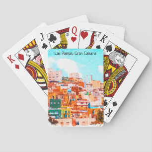 Jeu De Cartes Architecture colorée de Las Palmas Gran Canaria