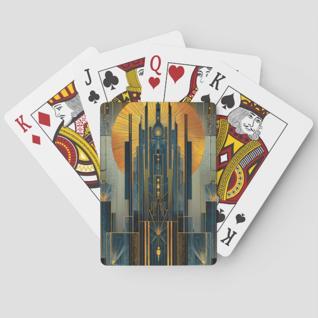 Jeu De Cartes Architecture Déco La Nuit (dos)