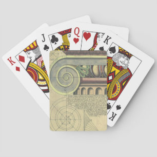 Jeu De Cartes Architecture Vintage ; Volute de chapiteau par Vig