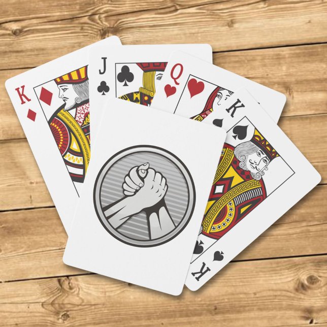 Jeu De Cartes Argent de bras de fer (Créateur téléchargé)