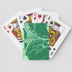 Jeu De Cartes Argent vert