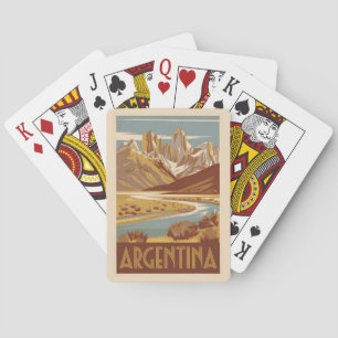 Jeu De Cartes Argentine Travel Art Vintage