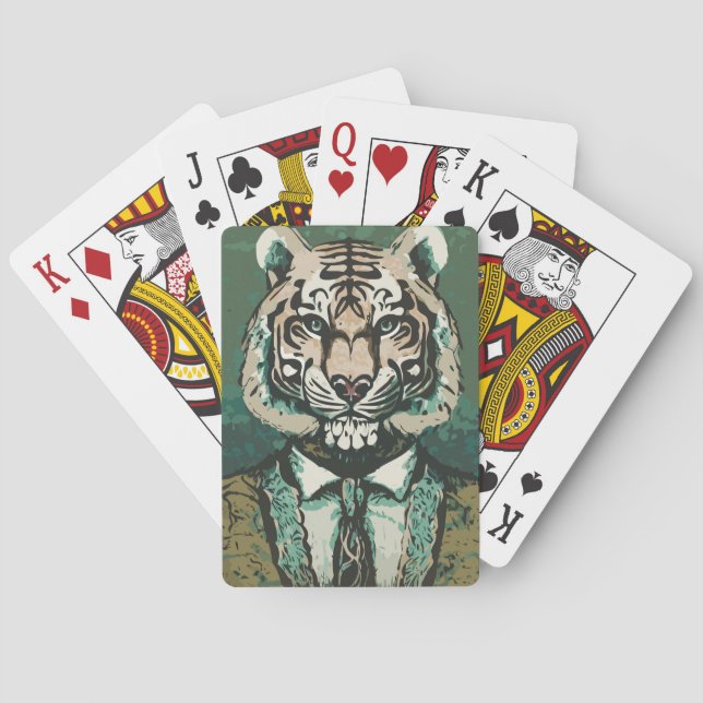 Jeu De Cartes Aristocrat Tiger (dos)