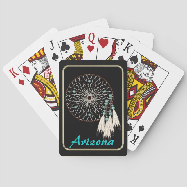 Jeu De Cartes Arizona Dream Catcher Mandala Jouer aux cartes (dos)