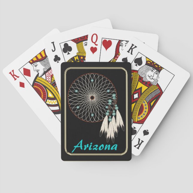 Jeu De Cartes Arizona Dream Catcher Mandala Jouer aux cartes (dos)