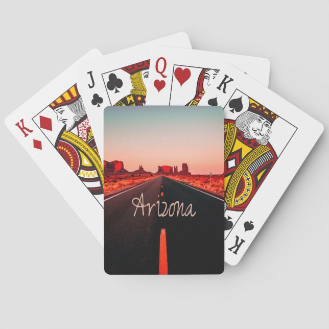 Jeu De Cartes Arizona Sunset Desert Red Rocks (dos)