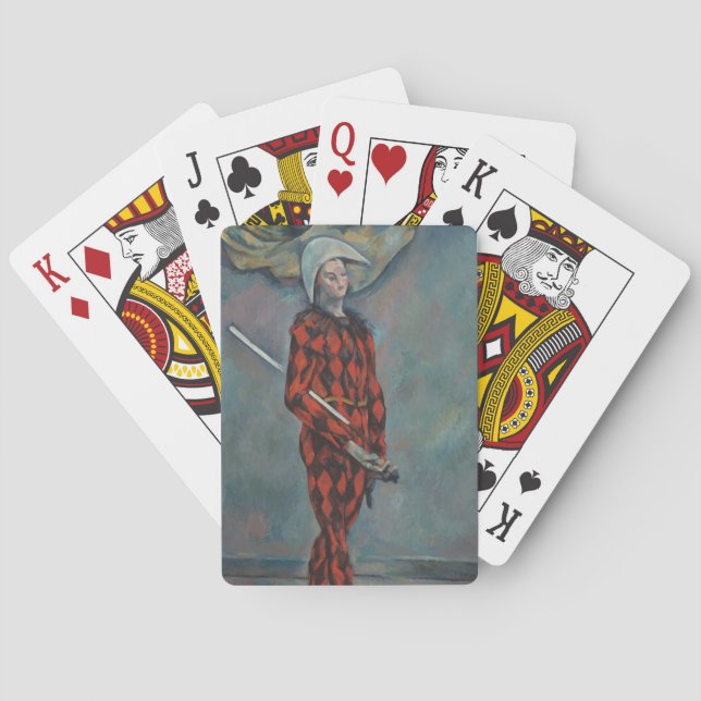 Jeu De Cartes Arlequin (Joker) (par Paul Cézanne) (dos)