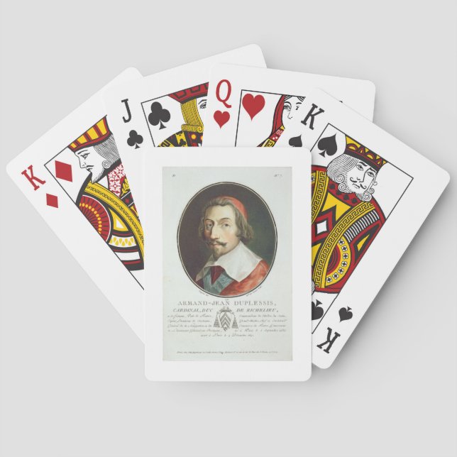 Jeu De Cartes Armand Jean Duplessis, cardinal, Duc de Richelieu (dos)