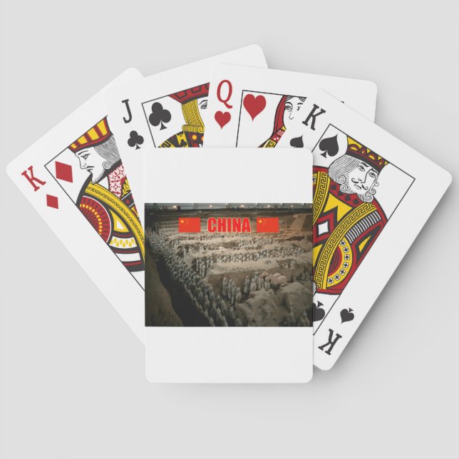 Jeu De Cartes Armée de terre Chine - Pro Photo (dos)