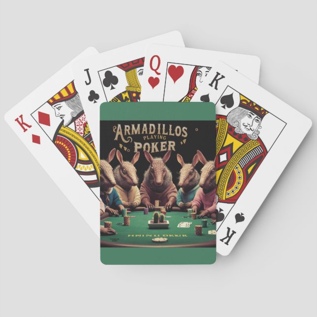 Jeu De Cartes Armidillos Jouer Au Poker (dos)