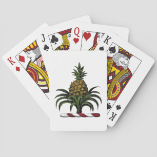 Jeu De Cartes Armoiries de l'ananas héraldique Emblème de crête 